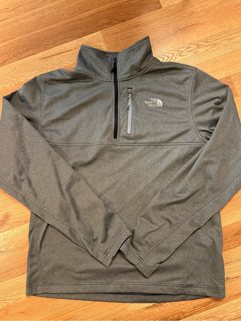 The North Face Men's Gray Half-Zip Pullover Jacket
